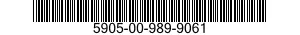 5905-00-989-9061  5905009899061 009899061