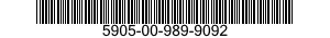 5905-00-989-9092  5905009899092 009899092