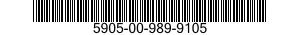 5905-00-989-9105  5905009899105 009899105