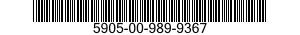 5905-00-989-9367  5905009899367 009899367