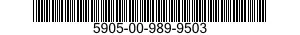 5905-00-989-9503  5905009899503 009899503