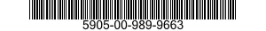 5905-00-989-9663  5905009899663 009899663