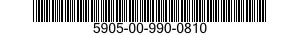 5905-00-990-0810  5905009900810 009900810