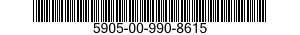 5905-00-990-8615 RESISTOR,FIXED,COMPOSITION 5905009908615 009908615