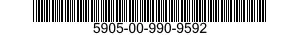 5905-00-990-9592  5905009909592 009909592