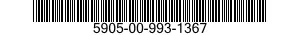 5905-00-993-1367  5905009931367 009931367
