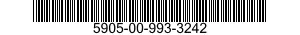 5905-00-993-3242 RESISTOR,FIXED,WIRE WOUND,INDUCT 5905009933242 009933242