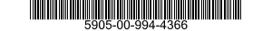 5905-00-994-4366  5905009944366 009944366
