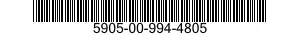5905-00-994-4805  5905009944805 009944805