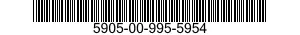 5905-00-995-5954  5905009955954 009955954