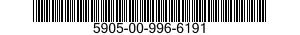 5905-00-996-6191  5905009966191 009966191