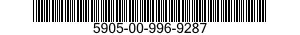 5905-00-996-9287  5905009969287 009969287
