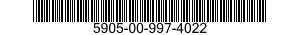 5905-00-997-4022  5905009974022 009974022