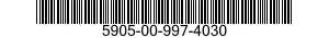 5905-00-997-4030  5905009974030 009974030