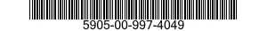5905-00-997-4049  5905009974049 009974049