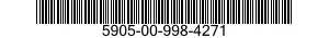 5905-00-998-4271  5905009984271 009984271