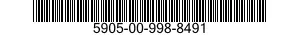 5905-00-998-8491  5905009988491 009988491