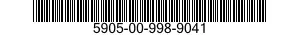 5905-00-998-9041  5905009989041 009989041
