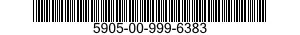 5905-00-999-6383 RESISTOR,VARIABLE,NONWIREWOUND, 5905009996383 009996383