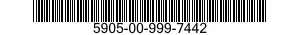 5905-00-999-7442 RESISTOR,VARIABLE,WIRE WOUND,PRECISION 5905009997442 009997442