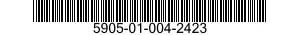 5905-01-004-2423  5905010042423 010042423