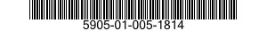 5905-01-005-1814 RESISTOR,VARIABLE,WIRE WOUND,NONPRECISION 5905010051814 010051814