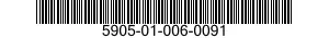 5905-01-006-0091 RESISTOR,VARIABLE,WIRE WOUND,NON 5905010060091 010060091