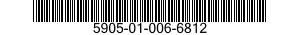 5905-01-006-6812 RESISTOR,VARIABLE,WIRE WOUND,NONPRECISION 5905010066812 010066812
