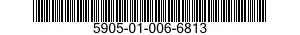 5905-01-006-6813 RESISTOR,VARIABLE,WIRE WOUND,NONPRECISION 5905010066813 010066813
