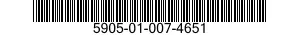 5905-01-007-4651  5905010074651 010074651