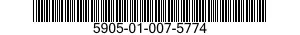 5905-01-007-5774  5905010075774 010075774