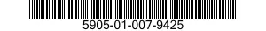 5905-01-007-9425  5905010079425 010079425