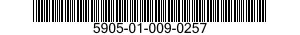 5905-01-009-0257  5905010090257 010090257