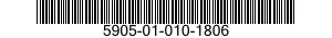 5905-01-010-1806 RESISTOR,VARIABLE,NONWIRE WOUND,PRECISION 5905010101806 010101806