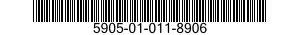 5905-01-011-8906  5905010118906 010118906