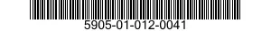 5905-01-012-0041  5905010120041 010120041