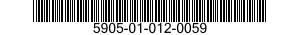 5905-01-012-0059  5905010120059 010120059