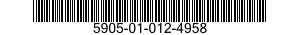 5905-01-012-4958  5905010124958 010124958