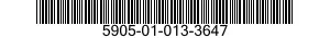 5905-01-013-3647  5905010133647 010133647
