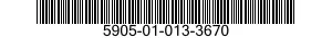 5905-01-013-3670  5905010133670 010133670