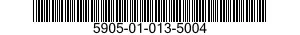 5905-01-013-5004 RESISTOR,FIXED,FILM 5905010135004 010135004