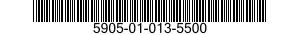 5905-01-013-5500 RESISTOR,VARIABLE,WIRE WOUND,NON 5905010135500 010135500