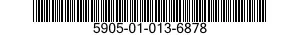 5905-01-013-6878 RESISTOR,VARIABLE,NONWIRE WOUND,PRECISION 5905010136878 010136878