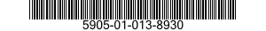 5905-01-013-8930 RESISTOR,FIXED,WIRE WOUND 5905010138930 010138930