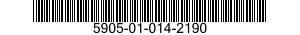 5905-01-014-2190  5905010142190 010142190