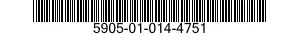 5905-01-014-4751  5905010144751 010144751