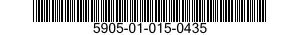 5905-01-015-0435  5905010150435 010150435