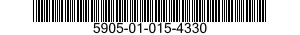 5905-01-015-4330  5905010154330 010154330
