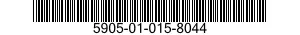 5905-01-015-8044 RESISTOR,FIXED,WIRE WOUND,INDUCT 5905010158044 010158044
