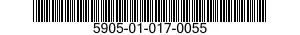 5905-01-017-0055  5905010170055 010170055